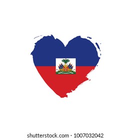 Haiti flag, vector illustration