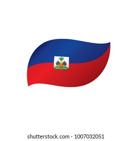 Haiti flag, vector illustration