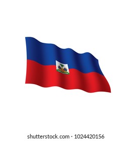 Haiti flag, vector illustration