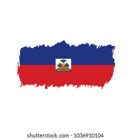 Haiti flag, vector illustration