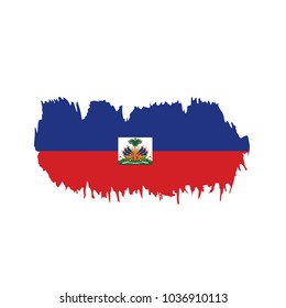 Haiti flag, vector illustration