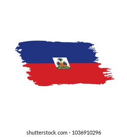 Haiti flag, vector illustration