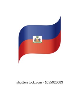 Haiti flag, vector illustration
