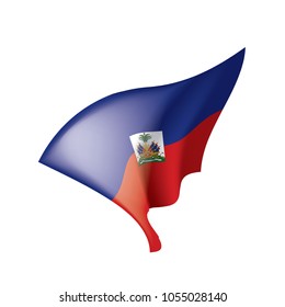 Haiti flag, vector illustration