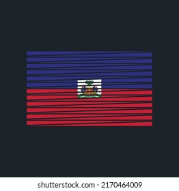 Haiti Flag Vector. National Flag