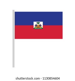 Haiti Icon vector illustration,National flag for country of Haiti isolated, banner vector illustration. Vector illustration eps10.