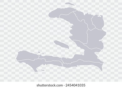 Haiti Map Cloud Color on White Background quality files Png