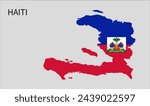 Haiti map, Map of Haiti with flag, Perfect for Business concepts, Vector, isolated simplified, illustration icon backgrounds, backdrop, chart, label, sticker, banner. Worldwide 🌎 
