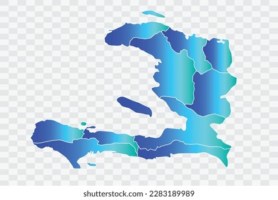 Haiti Map teal blue Color Background quality files png