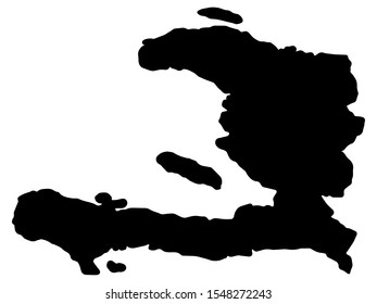 Haiti Map Vector illustration eps 10
