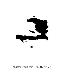 Haiti Map Vector Stock Image.