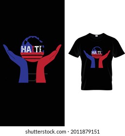 Haiti T-Shirt  Design Template eps