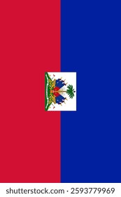 Haiti Vertical Flag, Vertical Flag Haiti