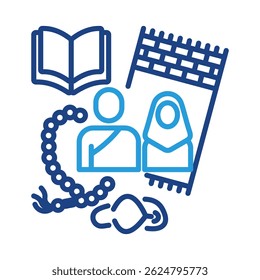 Hajj Essentials Icon Element For Design