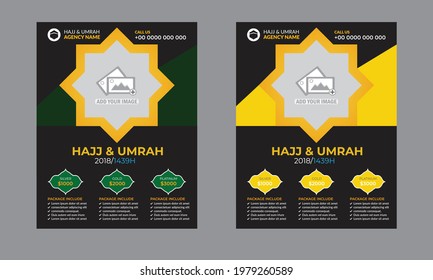Hajj Flyer Flyer Design Template Fully Editable design