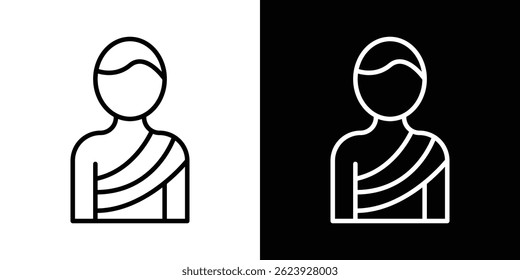 Hajj icon vector for web and mobile app. Symbol isolated.