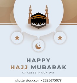 Hajj Mabrour Islamic Day Celebration Vector Design Illustration for Background, Poster, Banner, Advertising, Greeting Card