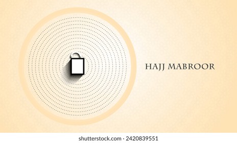 Hajj Mubarak. Kaaba vector design. hajj Mubarak creative design for social media post. Eid Mubarak ads, hajj, Ramadan post design.