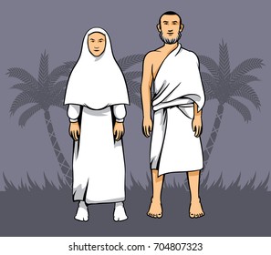 Hajj Pilgrim Couple