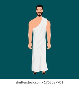 Hajj pilgrim standing , Hajj season