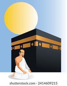 Hajj pilgrimage to Mecca, the Kaaba of Saudi Arabia