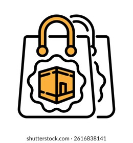 Hajj Souvenirs Icon Element For Design