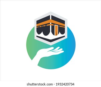 Hajj Tour Travel Vector Logo Template Stock Vector (Royalty Free ...