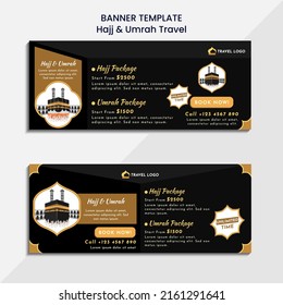 Hajj And Umrah Banner Template