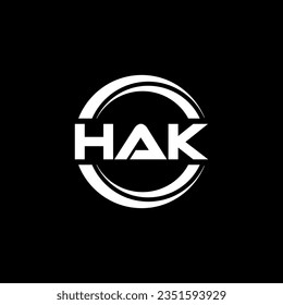 HAK Logo Design, Inspiration for a Unique Identity. Modern Elegance and Creative Design. Watermark Your Success with the Striking this Logo.