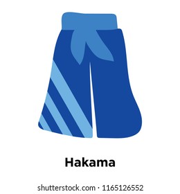 Hakama icon vector isolated on white background, Hakama transparent sign , human illustrations , human illustrations