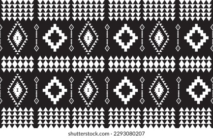 Haku Geometric Moroccan Tribal.seamless pattern. Native ornament. Ethnic South Western decor style. Boho ornament. Mexican blanket, rug. Woven carpet . Print.pillowcase.chair