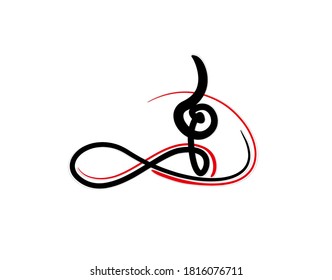 Hakuna Matata icon. Modern calligraphy style vector illustration.