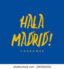 hala madrid grunge lettering,for real madrid fans club background wallpaper