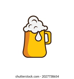 Halal beer logo images illustration design