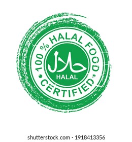  Halal Food Certified, Label And Sticker