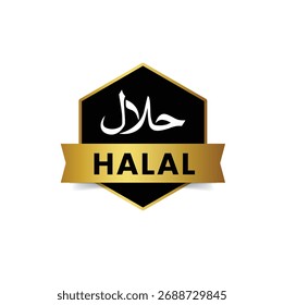 Halal Hex Seal Certificado Halal Mark Halal Insignia de Garantía