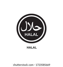 HALAL ICON , LABEL PRODUCT ICON
