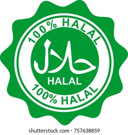 Halal, Label, Vector