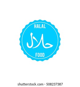 Halal sign, halal label/ sticker for your product