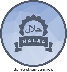 Halal Sticker Icon