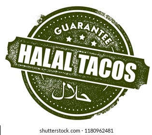 Halal Tacos Stamp