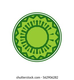 Halal template for Islamic pattern. Logo for properly cooked food and permitted to Muslims
