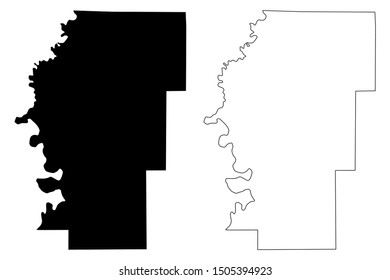 Hale County, Alabama (Counties in Alabama, United States of America,USA, U.S., US) map vector illustration, scribble sketch Hale map