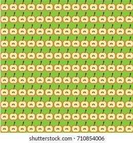 Half apple pattern