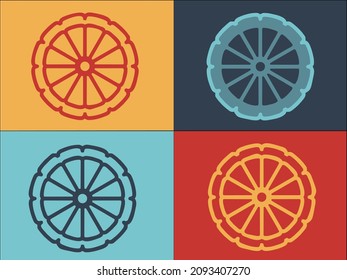 Half Bergamot Logo Template, Simple Flat Icon of half,organic,healthy