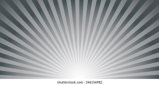 half black white background : sunburst vector