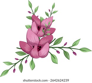 Planta de flor de primavera de media floración