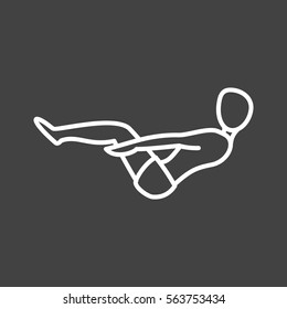 Half Boat Pose