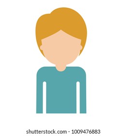 half body faceless guy with short hair in colorful silhouette