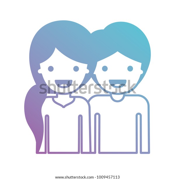 Half Body People Woman Pigtail Hairstyle Stock Vector Royalty